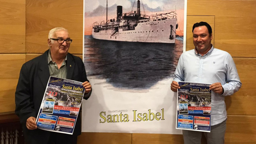 Cambados recuerda la tragedia del Santa Isabel con charlas y una muestra de fotos y reliquias