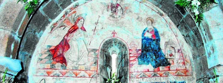 Campaña “saca brillo” a las pinturas de su iglesia, que datan del siglo XVI