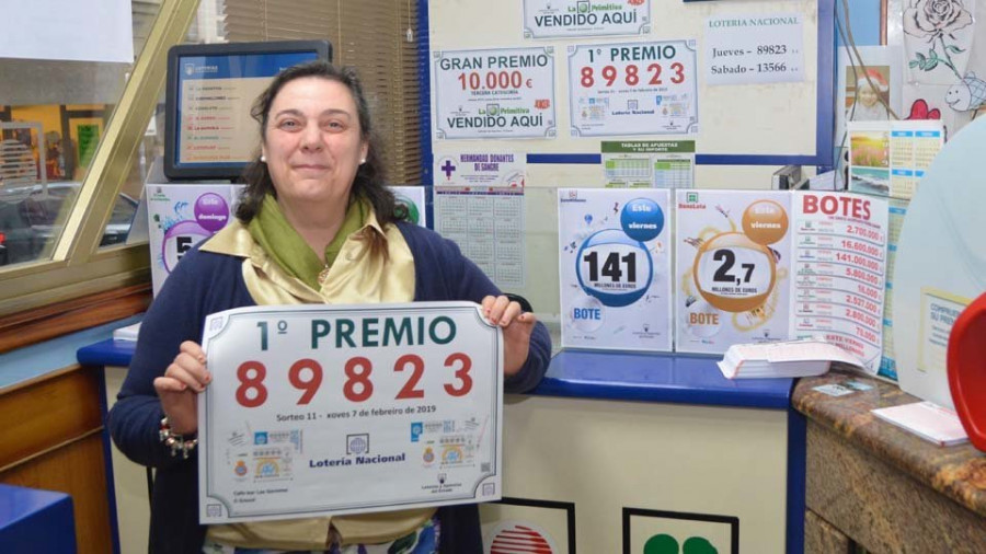 La Lotería Nacional reparte cerca de un millón de euros entre Cambre y A Coruña