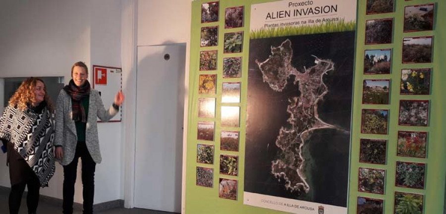 Un mapa y una exposición ubican las 50 plantas invasoras que colonizan la villa