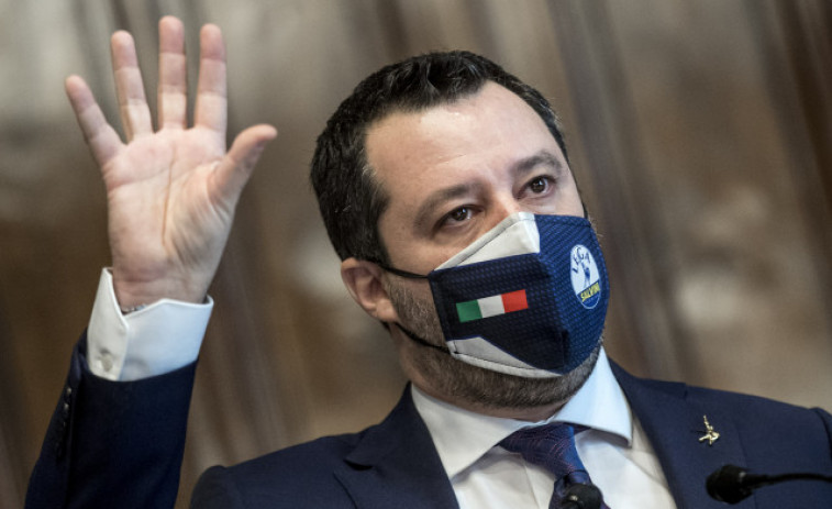 Salvini se muestra dispuesto a apoyar un Gobierno con Draghi