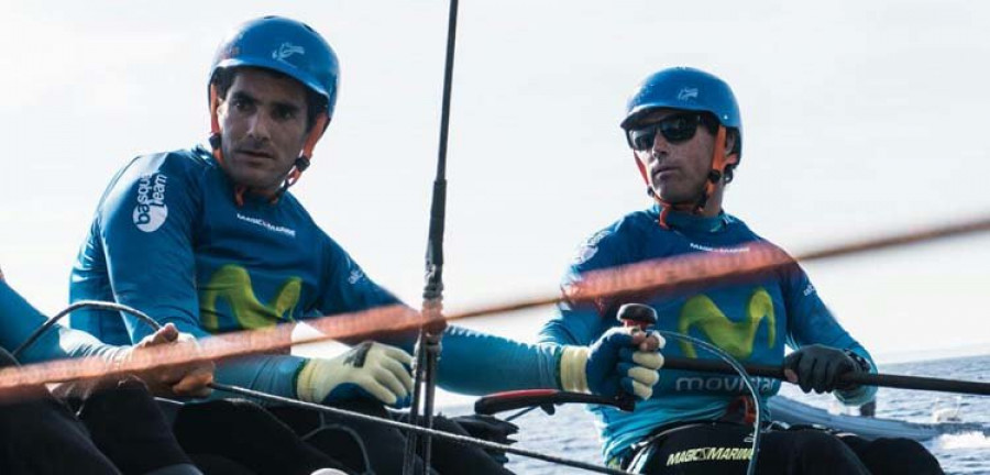 Antón Paz intentará batir el récord en dar la Vuelta a Mallorca a bordo de un catamarán