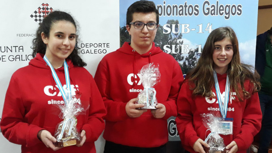 Oro, plata y bronce para el Fontecarmoa en Cangas