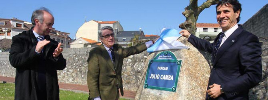 Julio Camba estrena parque y amplía su bibliografía por los 51 años de su muerte