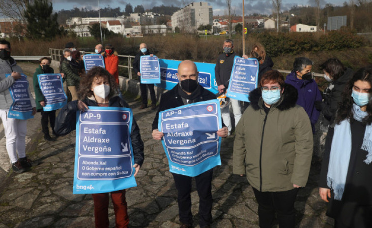 El BNG lanza una campaña para demandar al Gobierno que cumpla con la rebaja en la AP-9