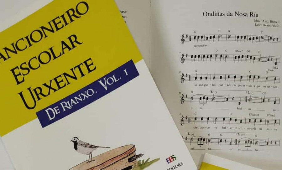 El CEP Brea Segade y el Concello  editan un cancionero popular de Rianxo