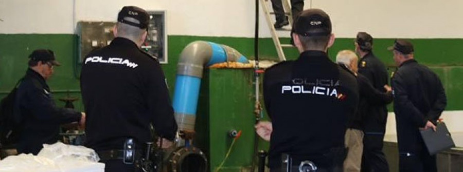 CAMBADOS - La operación en la depuradora de Tragove decomisó unos 2.000 kilos de marisco