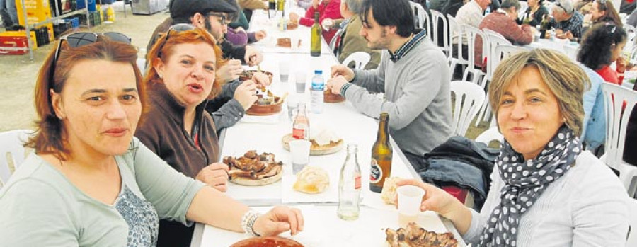 Lamprea y San Lázaro,  alianza festiva en Pontecesures