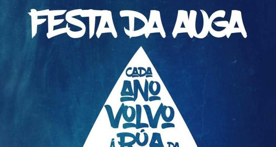Óscar Piñeiro pone este año la imagen de la Festa da Auga con un poema de Juan Carballo