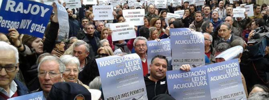 Pontevedra declara persona non grata  a Mariano Rajoy entre protestas
