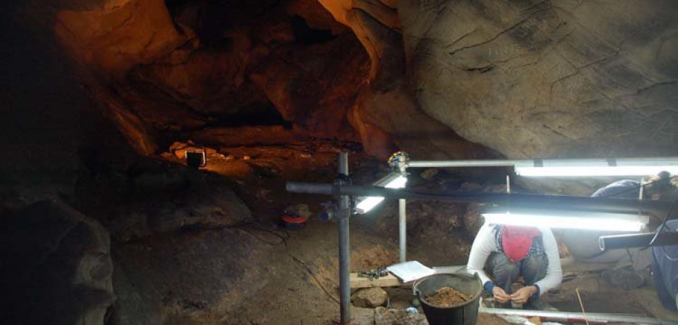 Cova Eirós es el yacimiento 
con arte más antiguo de Galicia