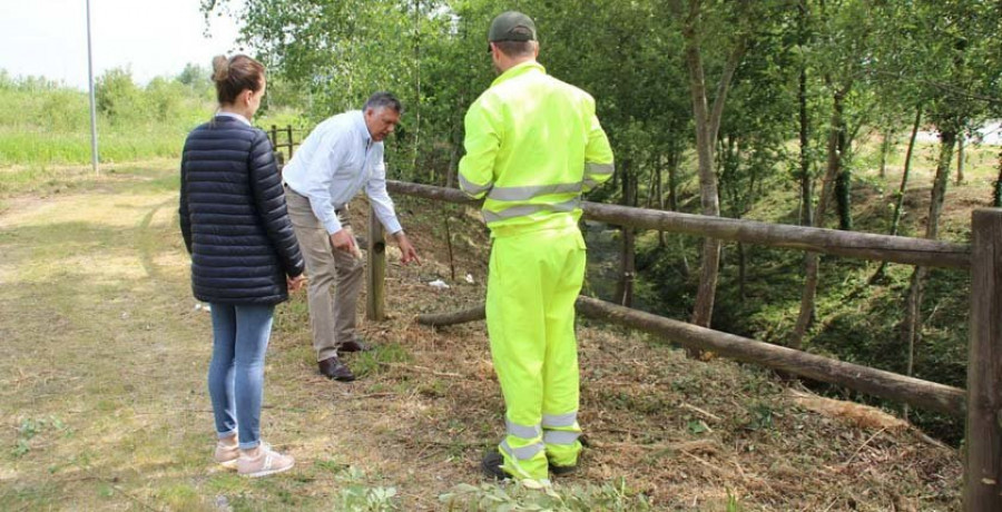 El 75 % de las obras de saneamiento del polígono ya están ejecutadas