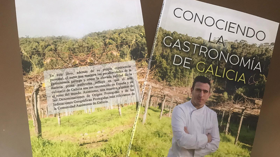 El grovense Adrián Rivademar publica su primer libro sobre la gastronomía de Galicia