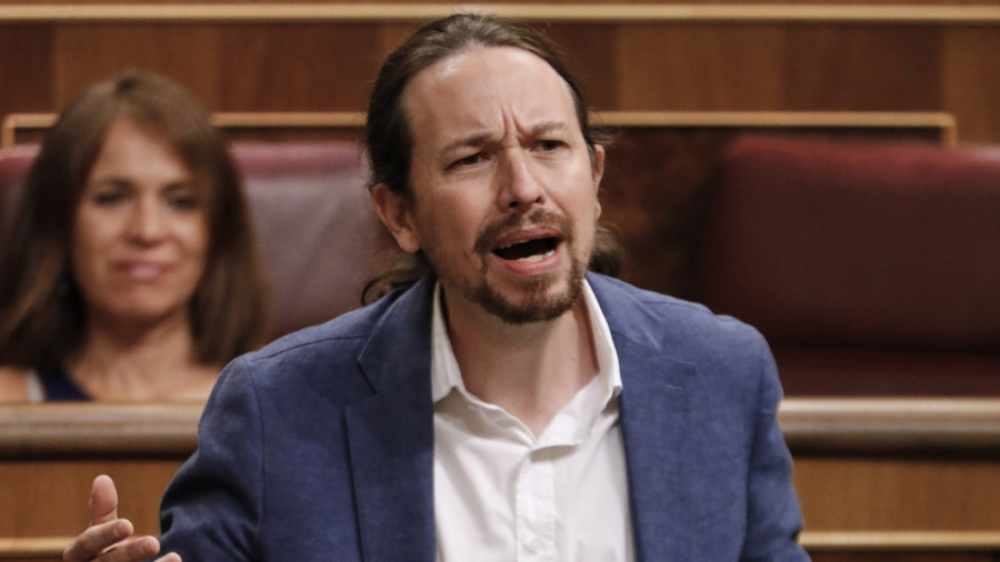 Iglesias replica al PSOE 
que los Presupuestos no pueden aprobarse con el PP