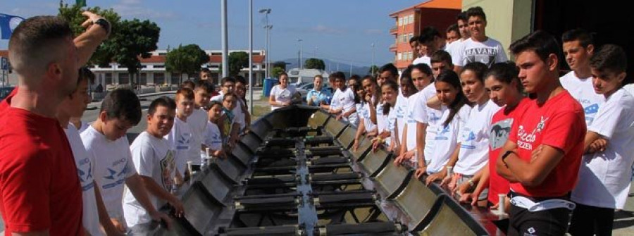 El Vilaxoán bate récords con 70 niños en la escuela de verano de la base