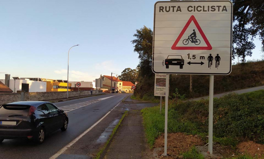 La comarca forma parte de la ruta ciclista protegida más larga de Galicia