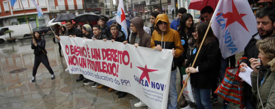 Los sindicatos cifran en un 85 % el seguimiento de la huelga estudiantil
