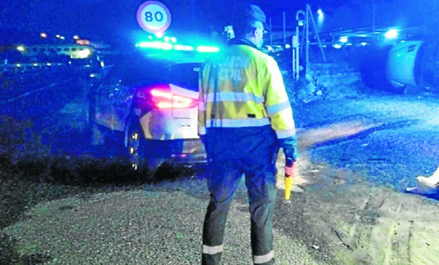 Fallece un joven de Romai en un accidente con vuelco frente a Clesa