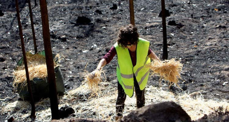 La Xunta activa el lunes 21 millones para paliar los daños provocados por los incendios