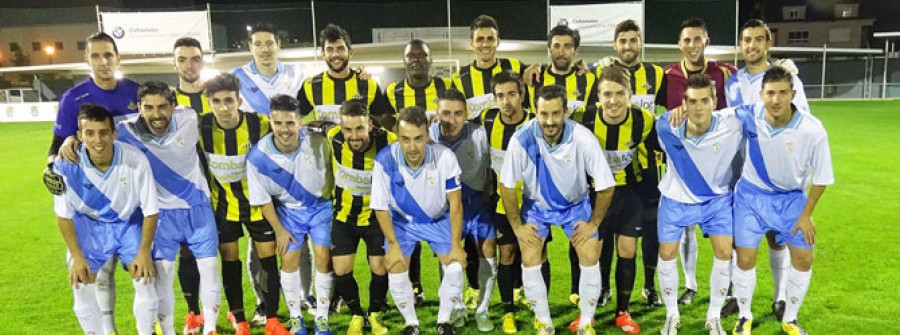 La Selección Gallega firma un ecuánime empate con el Ribadumia en A Senra