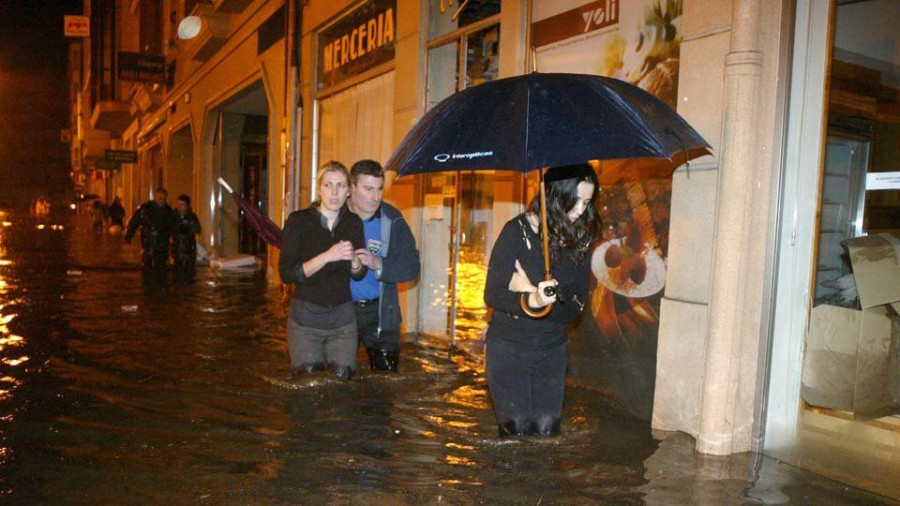 Vilagarcía es el cuarto concello de Galicia que sufre más inundaciones