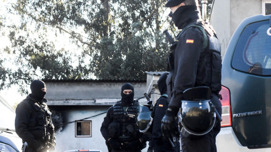 Una operación antidroga en O Vao y O Salnés se salda con once detenidos