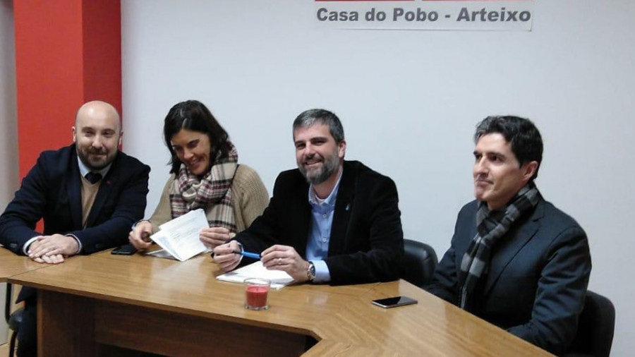 Terra Galega se integra en la lista del PSOE arteixán para las elecciones