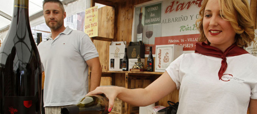 Ribadumia- Las ventas de la Festa do Tinto superaron en 2.500 botellas las cifras de la edición de 2015