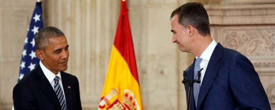 El rey garantiza a Obama que España siempre colaborará con Estados Unidos