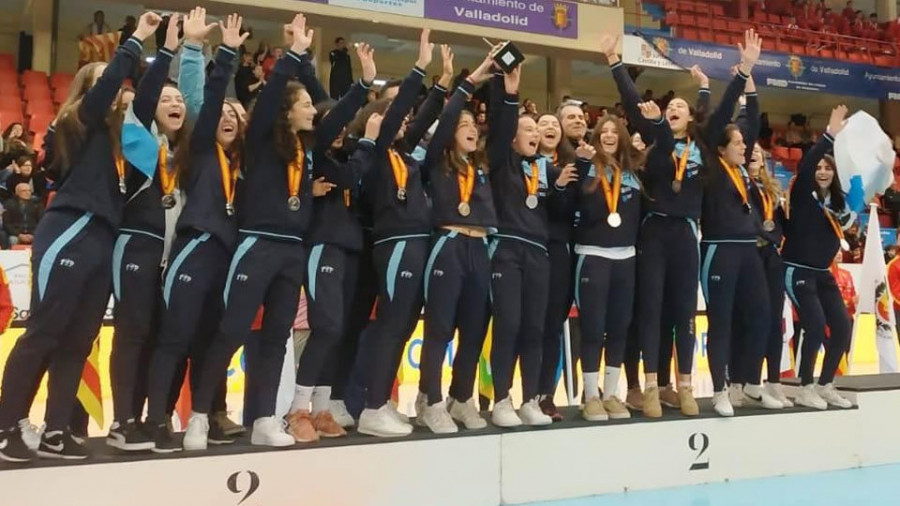 Sabela Miniño y Da Silva, subcampeonas de España