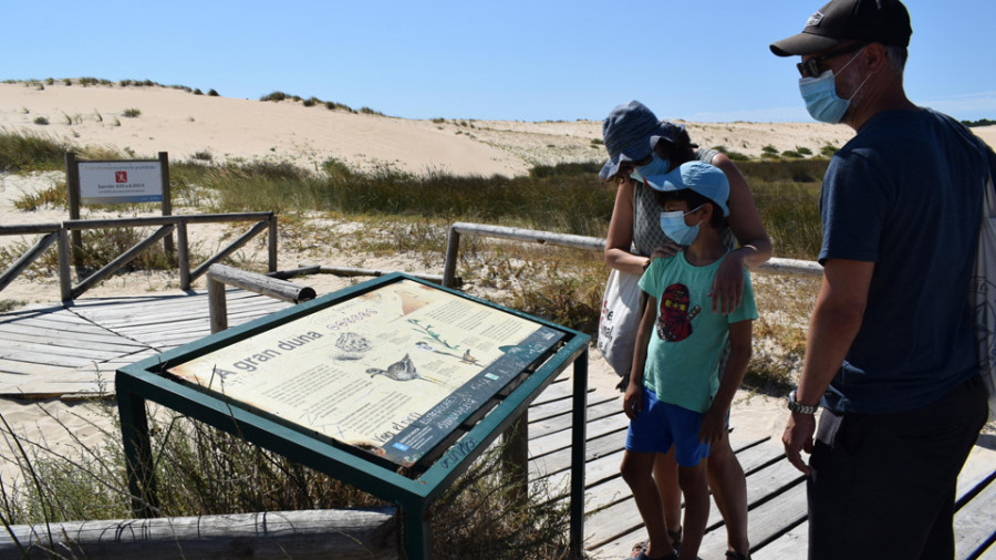 El Parque Natural de Corrubedo ampliará en verano el horario del punto de información de la duna