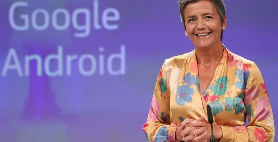 Bruselas impone a Google una multa histórica de 4.343 millones por Android