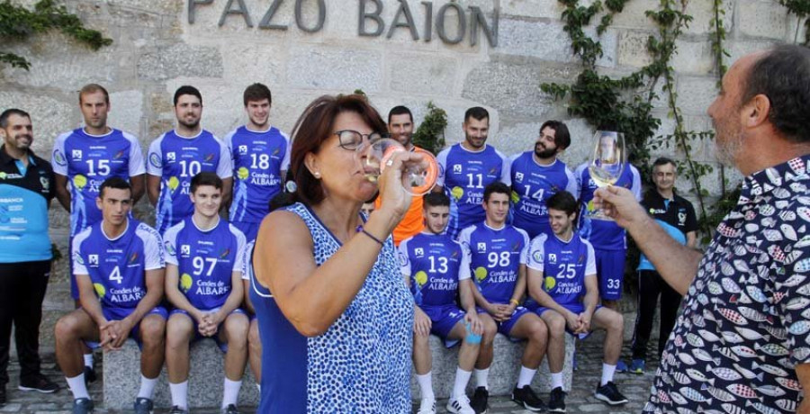 El Teucro conoce la vendimia de Pazo Baión