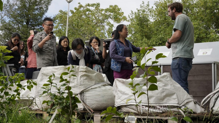 Una delegación china conoce el modelo de gestión de biorresiduos del Plan Revitaliza para aplicarlo en su país