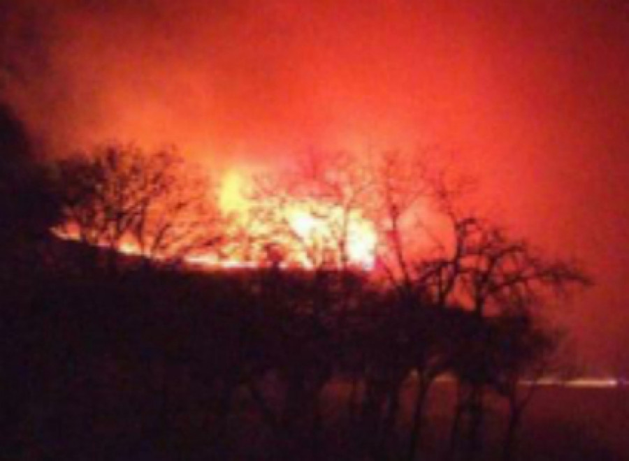 Arden un total de 8,2 hectáreas en los dos incendios forestales registrados en Mosquete y Chan do Barbanza, en Boiro