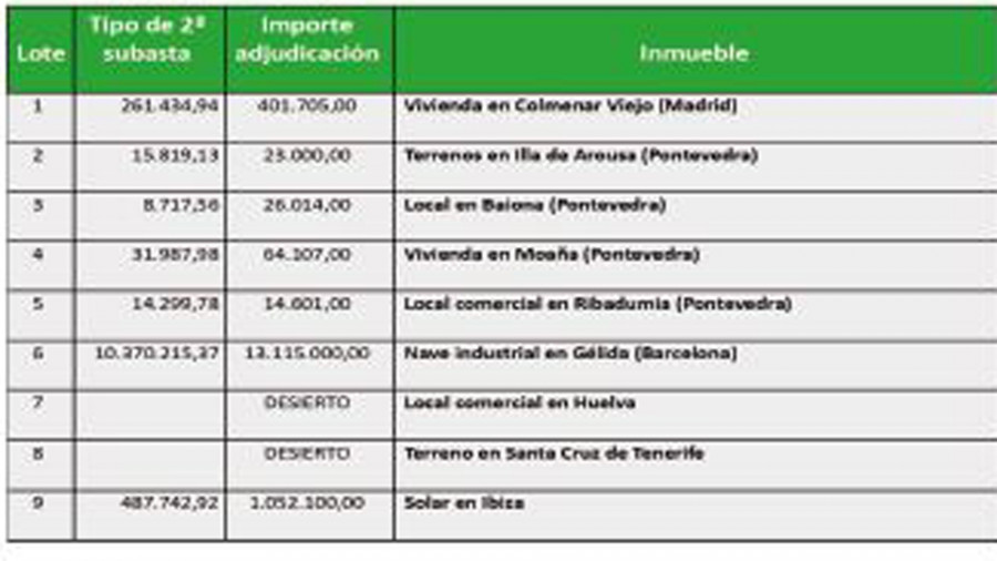 El Estado adjudica en subasta por más de 127.000 euros bienes decomisados a Marcial Dorado y a Patoco