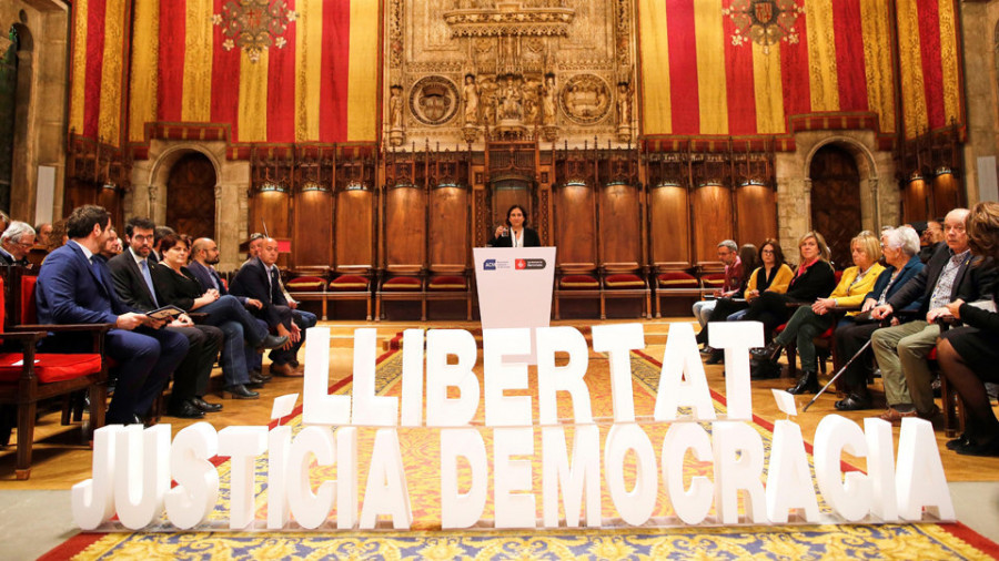 El soberanismo muestra su rechazo al juicio con tres marchas y una huelga