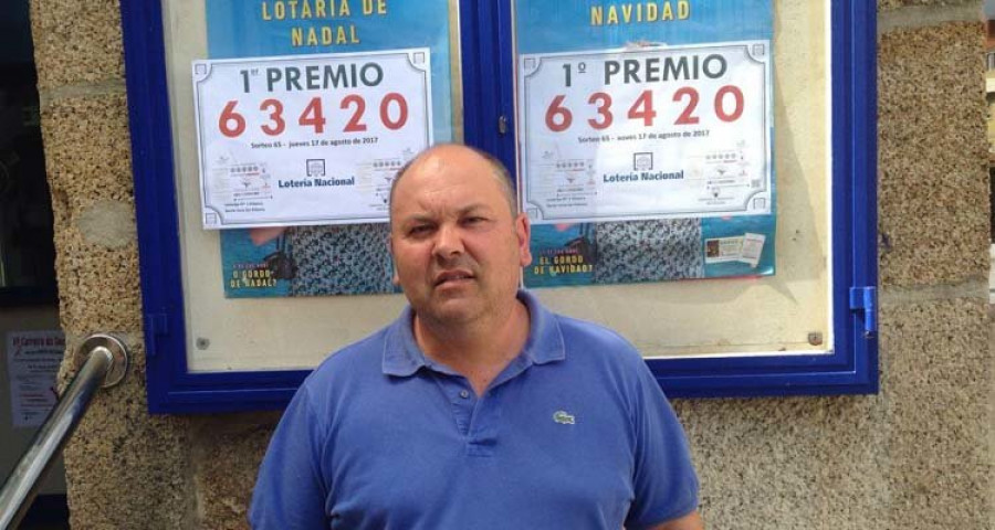 Los 300.000 euros de la Lotería se reparten entre ribeirenses y turistas
