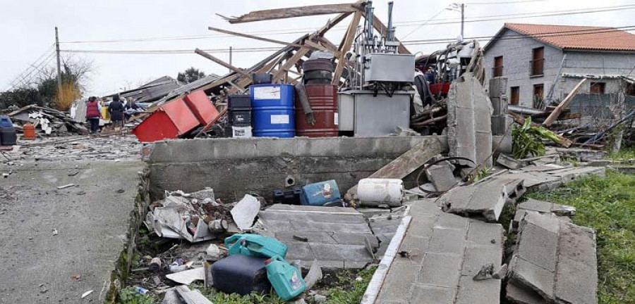 Los daños del temporal y la competencia para las ayudas enfrentan 
a Xunta y Diputación