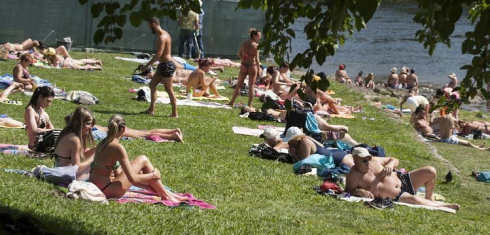 Galicia registró la temperatura más alta de la primavera