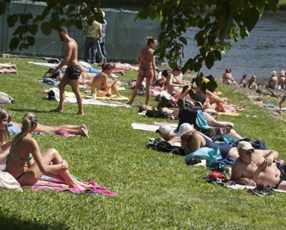Galicia registró la temperatura más alta de la primavera