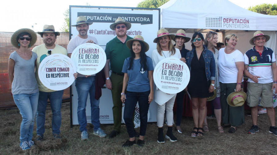 La campaña en el Atlantic Fest contra las agresiones sexuales llegó a 3.000 personas