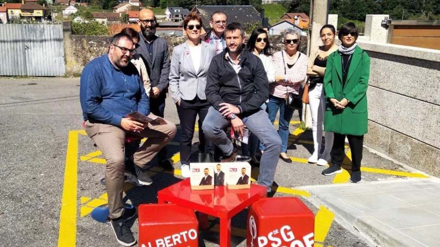 El PSOE elige Galáns para presentar su batería de propuestas para un rural “próximo, amplo e mellor”