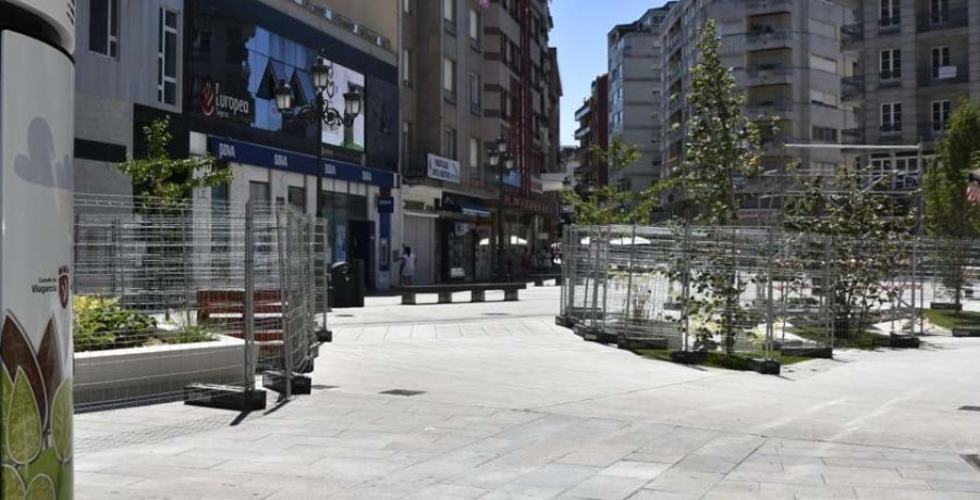 La Festa da Auga espera hoy a miles de personas con temperaturas de lujo y la Praza de Galicia blindada