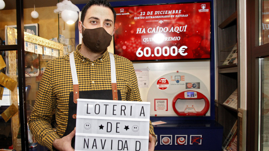 Dos décimos de 6.000 euros cada uno llevan de nuevo la suerte a Vilanoviña