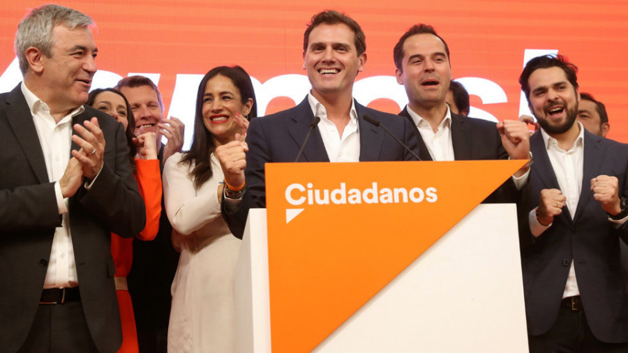 Ciudadanos crea un comité de negociación que no tiene órdenes de vetar al PSOE ni excluir a Vox