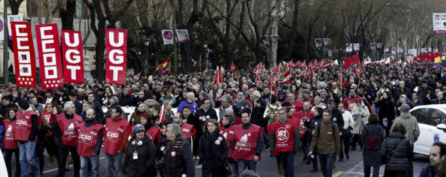 Galicia es la tercera comunidad en la que más huelgas se secundaron durante 2014