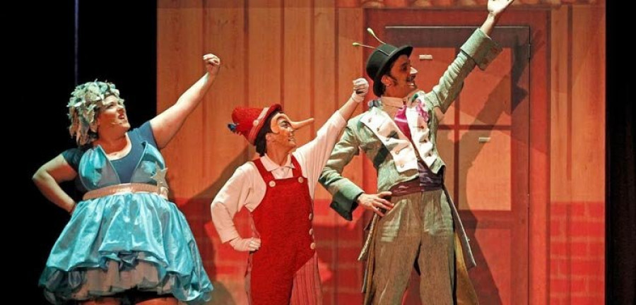 Pinocho desembarca en Vilagarcía co seu espectáculo infantil máis educativo