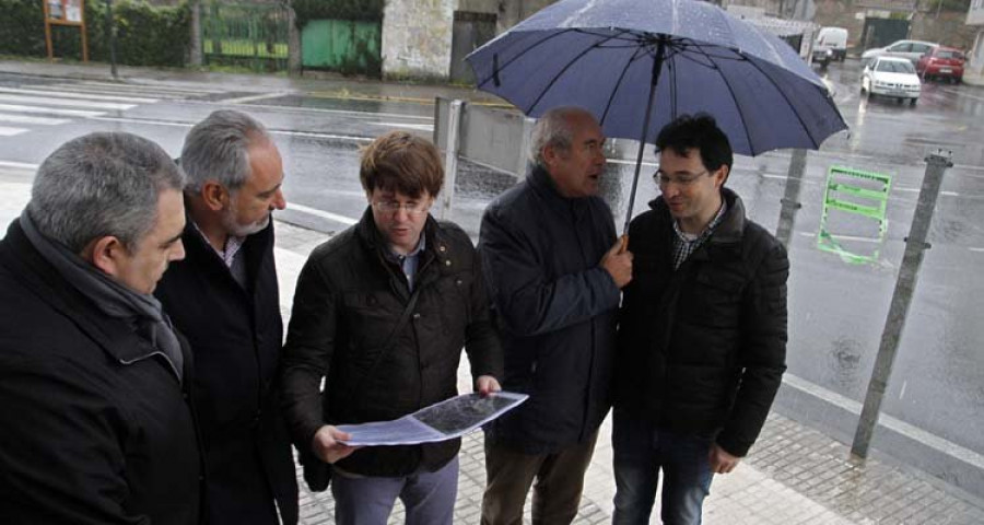 La Axega construirá una rotonda en el cruce de los semáforos de Corvillón