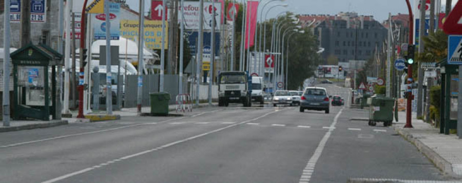 Fomento licita el asfaltado de la  Avenida de Rubiáns por 315.594 euros